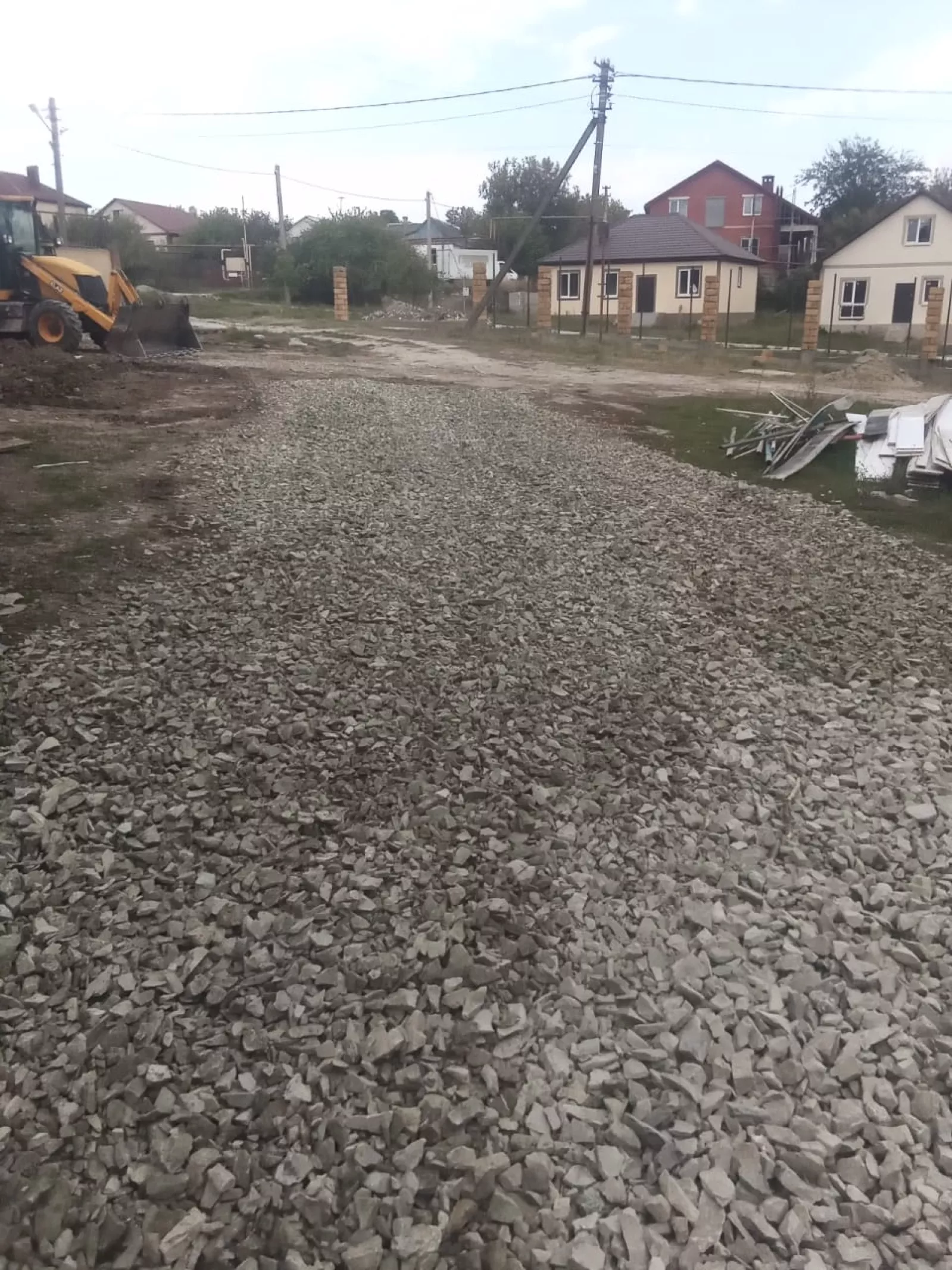 Отсыпка дороги щебнем — фото 6